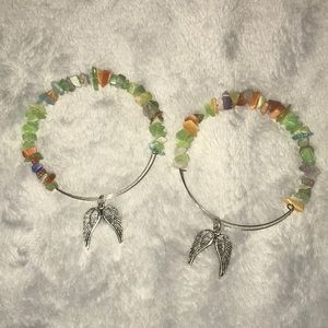 Angel Wing Bracelet Set